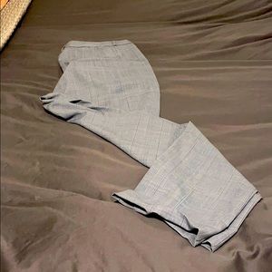 Plaid Banana Republic Wool Blend Pants